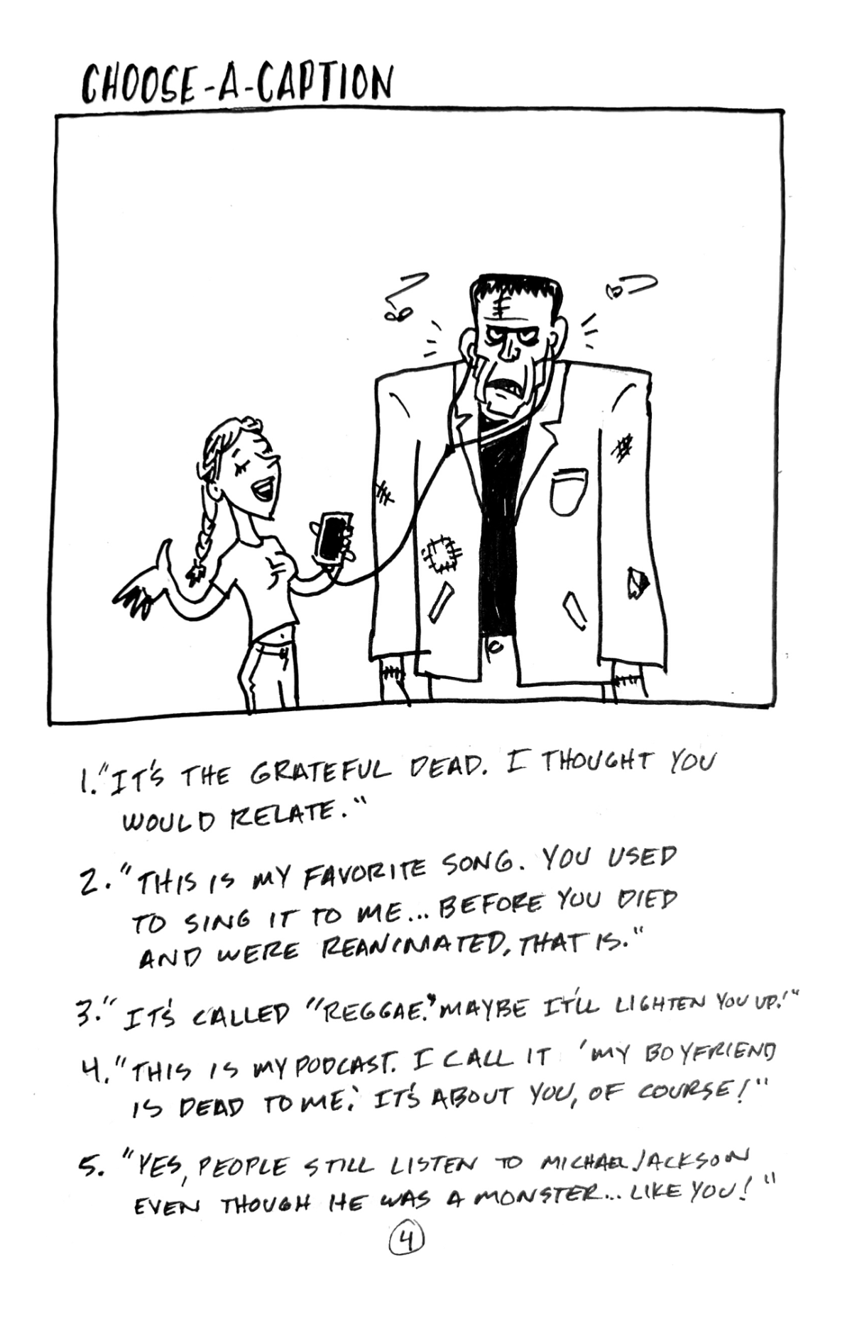 Oddballs: Choose a Caption – Frankenstein&nbsp;Music