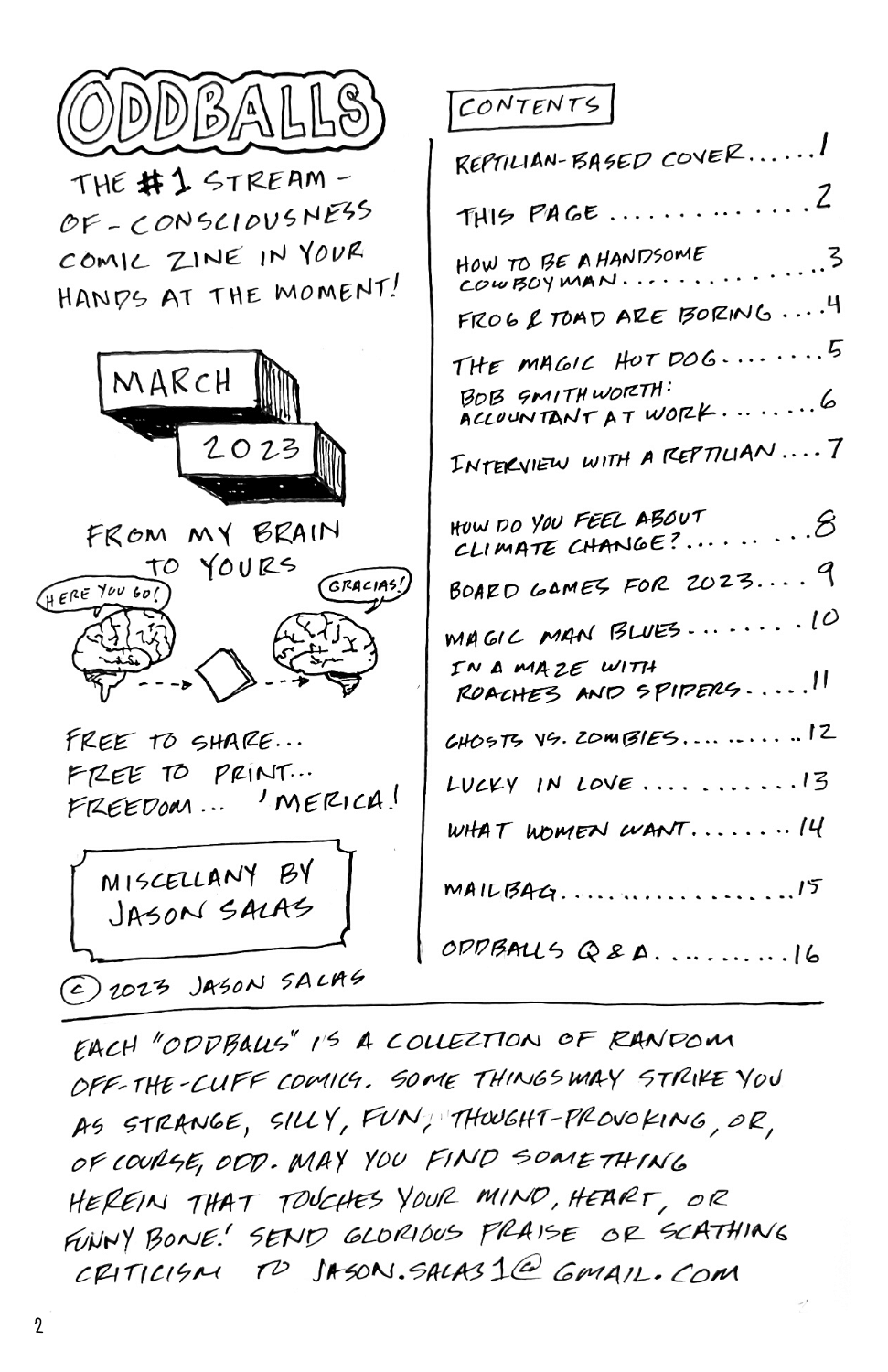 Oddballs: This Page (From Issue&nbsp;#6)