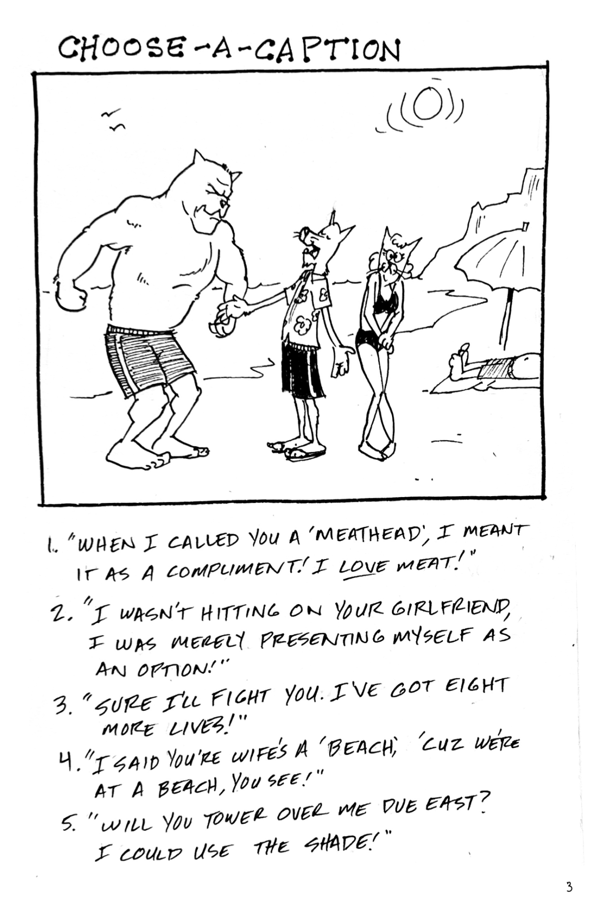 Oddballs: Choose a Caption – Cats on a&nbsp;Beach