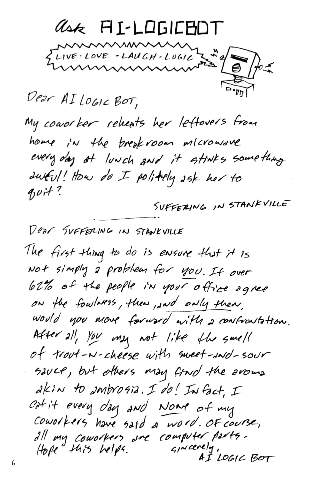 Ask AI-LogicBot: Leftovers