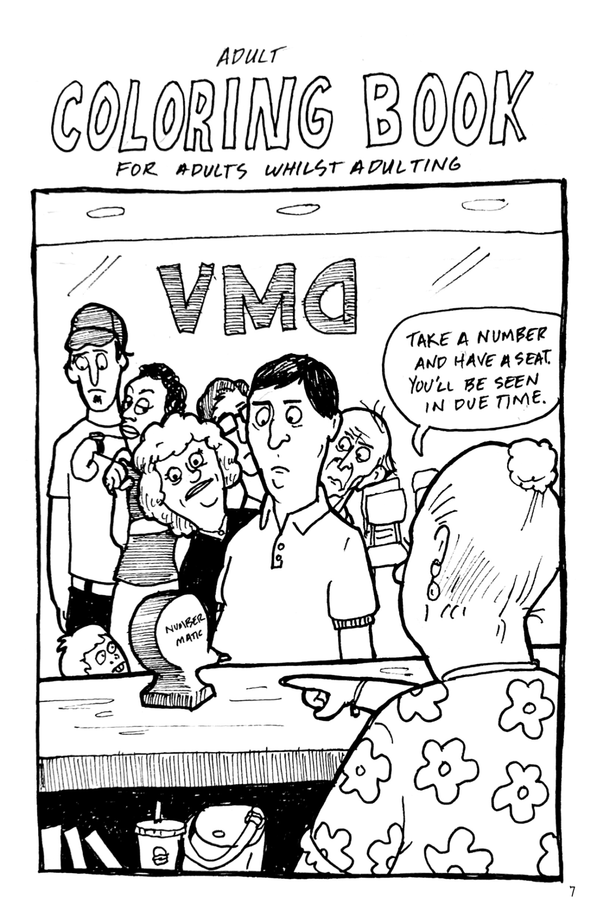 Oddballs: Adult Coloring Book:&nbsp;DMV