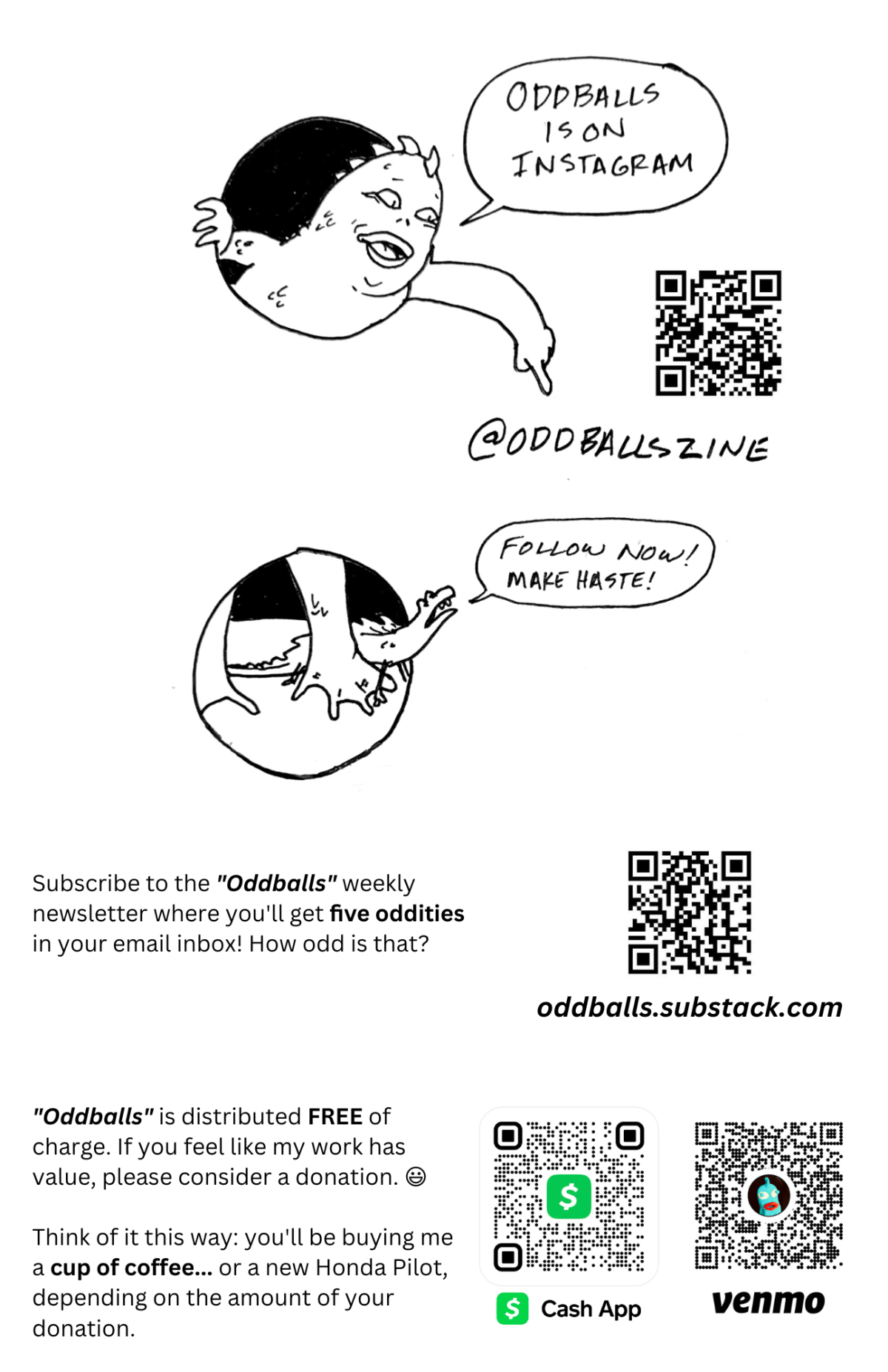 Oddballs: Back Cover (From Issue&nbsp;#7)