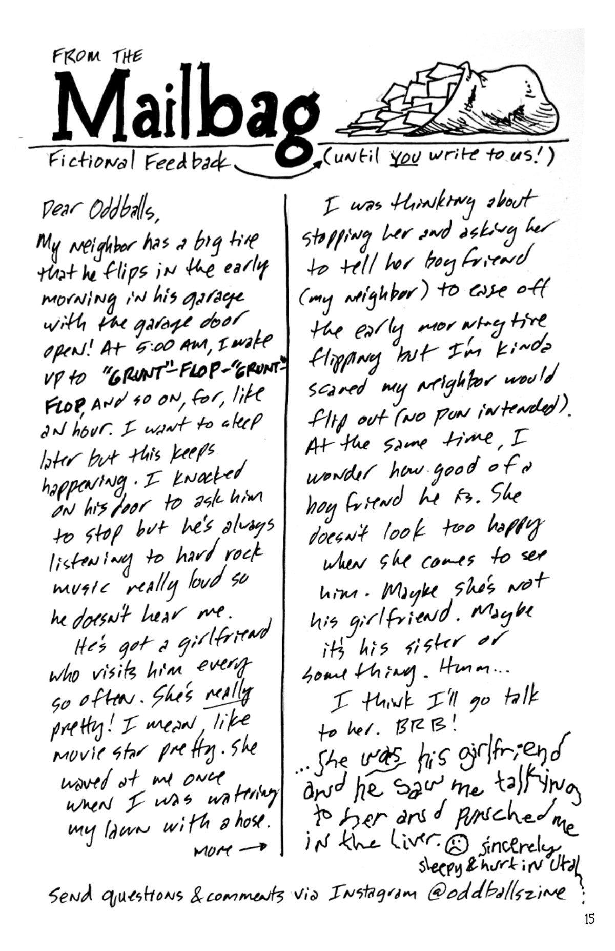 Oddballs: From the Mailbag (From Issue&nbsp;#9)