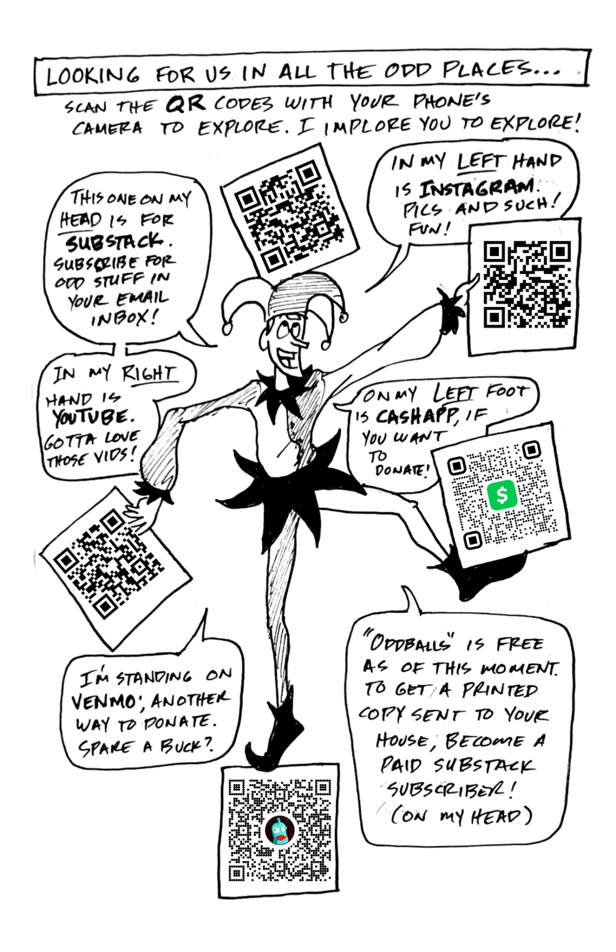 Oddballs: Back Cover (From Issue&nbsp;#9)