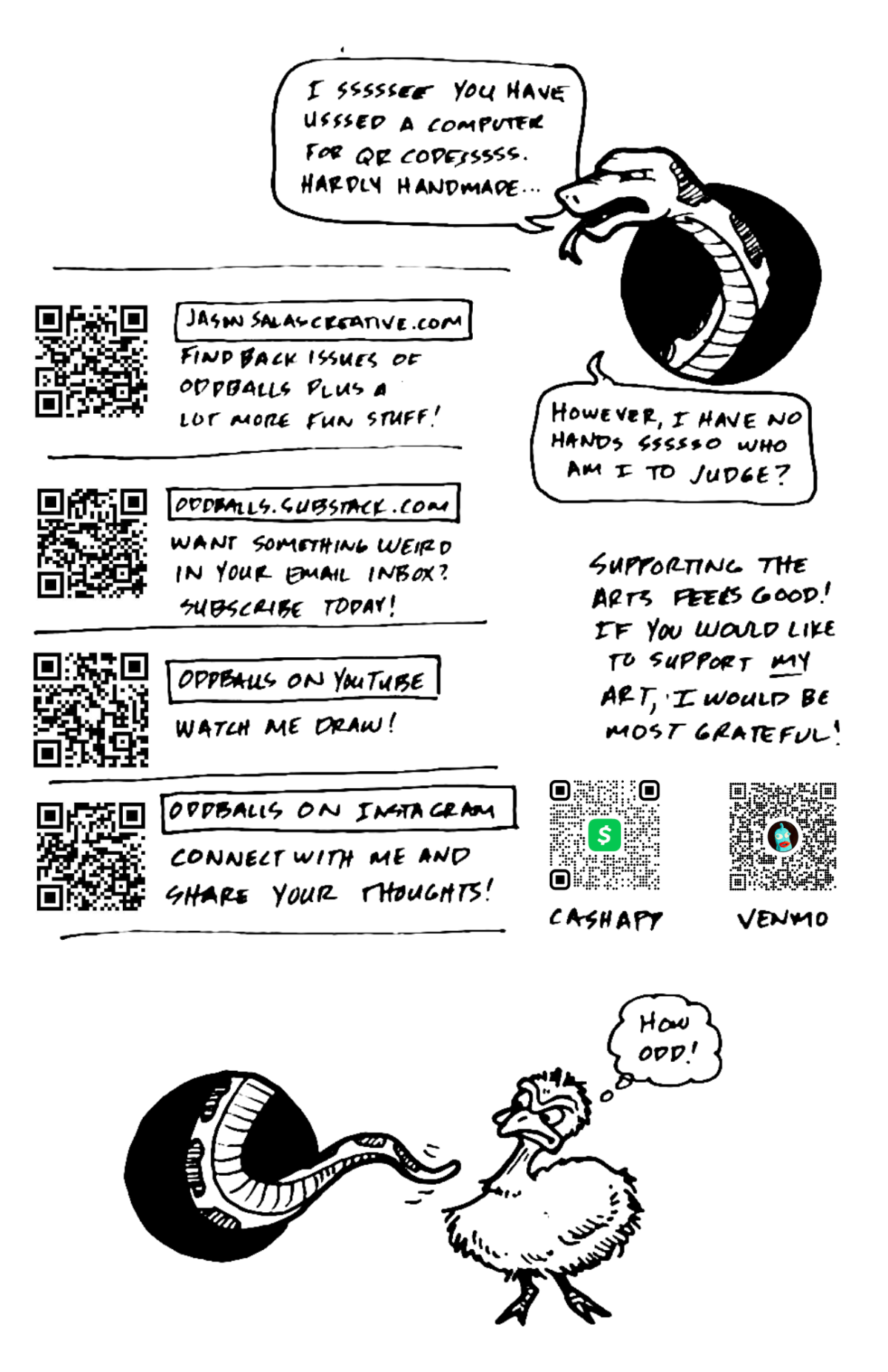 Oddballs: Back Cover (From Issue&nbsp;#10)