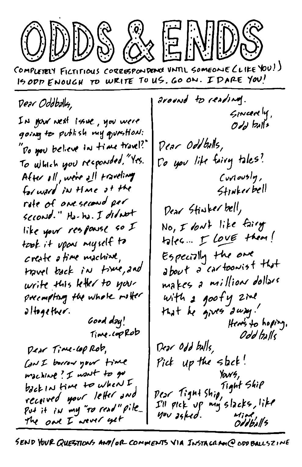 Oddballs: Odds & Ends (From Issue&nbsp;#10)