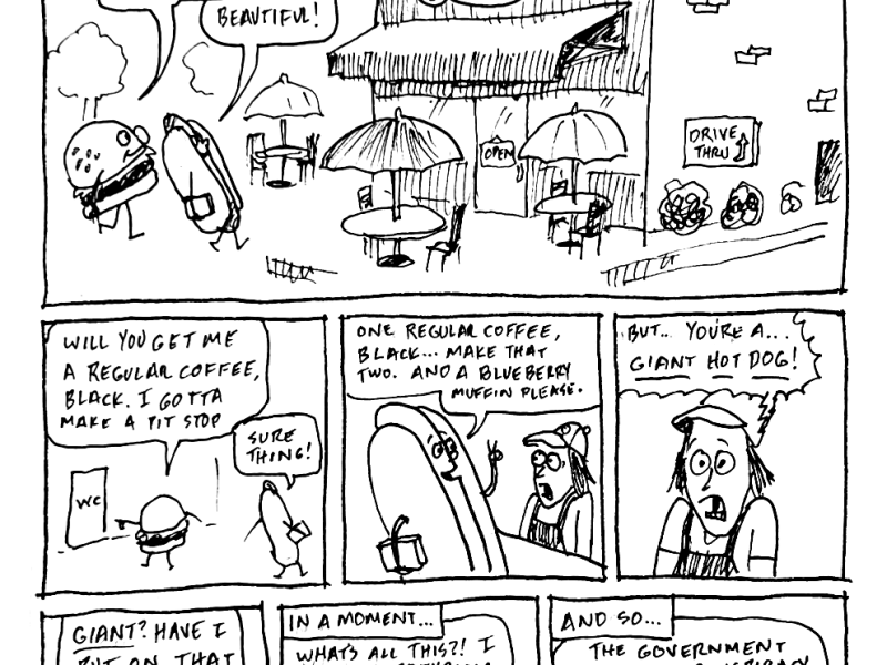 Oddballs: Hamburger & Hot Dog Get&nbsp;Coffee